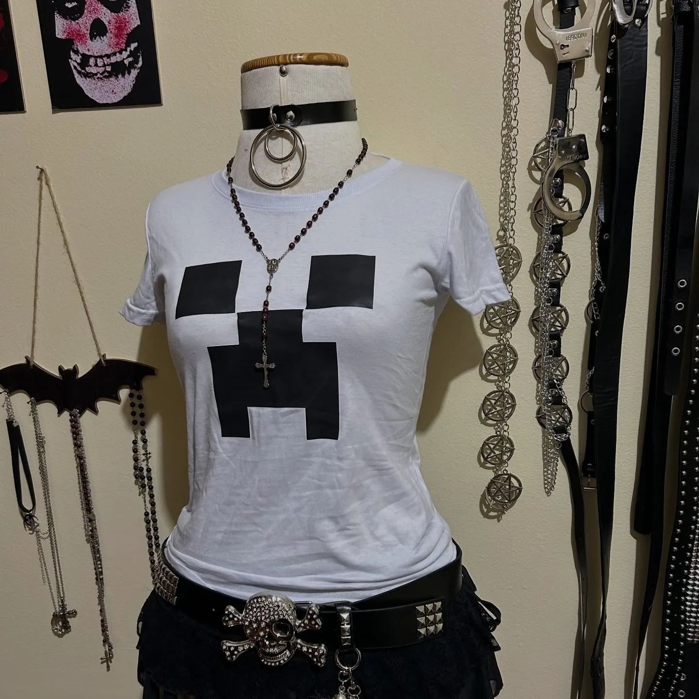Y2K Graphic Baby Tee Crop - Футболка в стиле Y2K с графическим