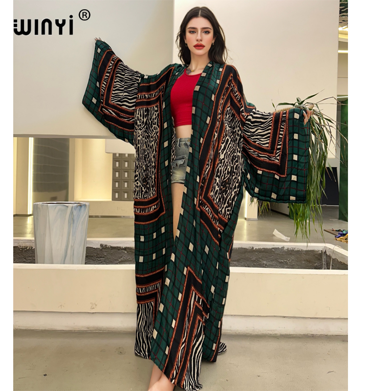 Boho Summer Beach Maxi Dress - WINYI кимоно, сексуальное лето 2029, женское
