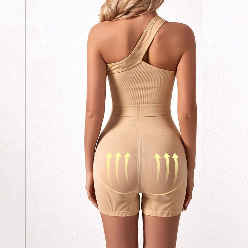 Seamless Ribbed Workout Tank Top - 2 шт. повседневные бесшовные женские комплекты