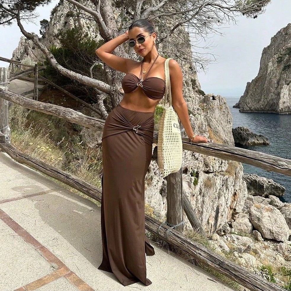 Swimwear - Женский комплект танкини без рукавов с