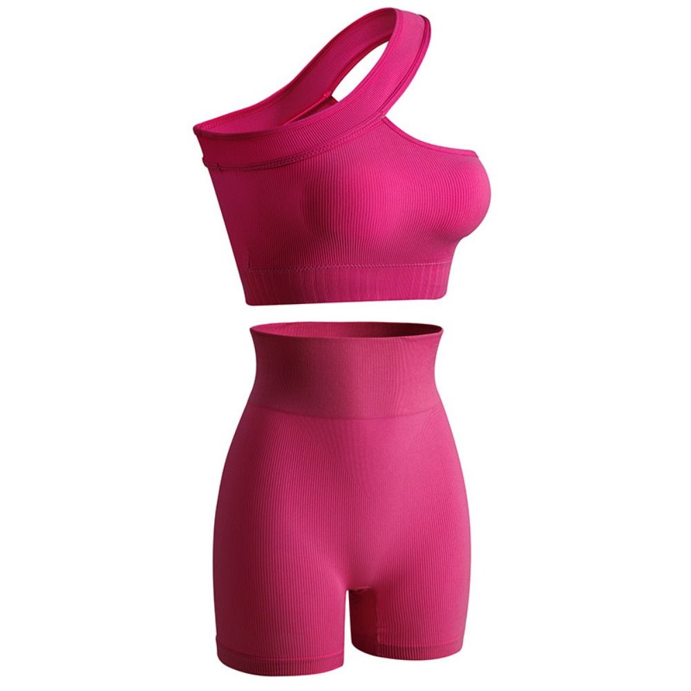 Seamless Ribbed Workout Tank Top - Комплект из 2 предметов: повседневные бесшовные