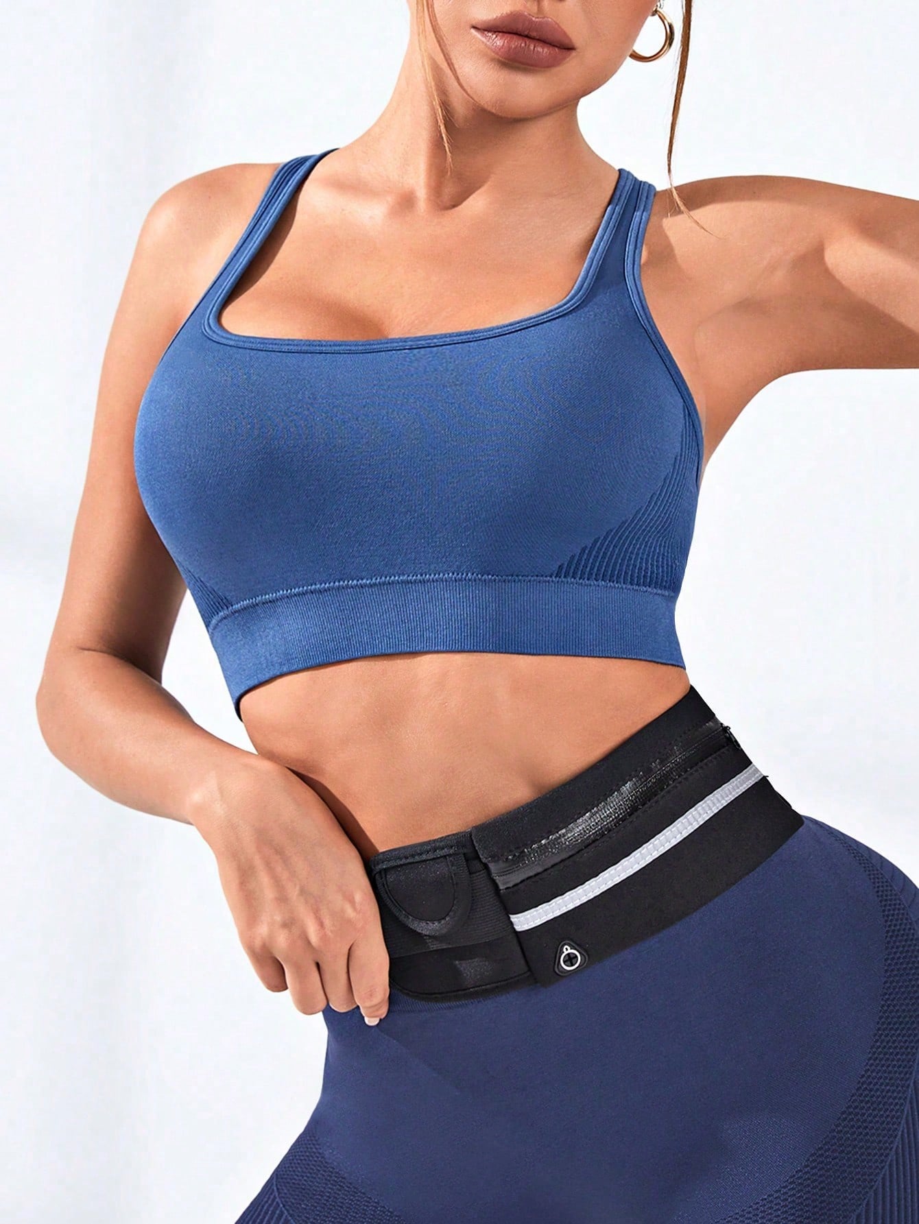 Женский спортивный бюстгальтер – обзор и цена Seamless Ribbed Workout Tank Top