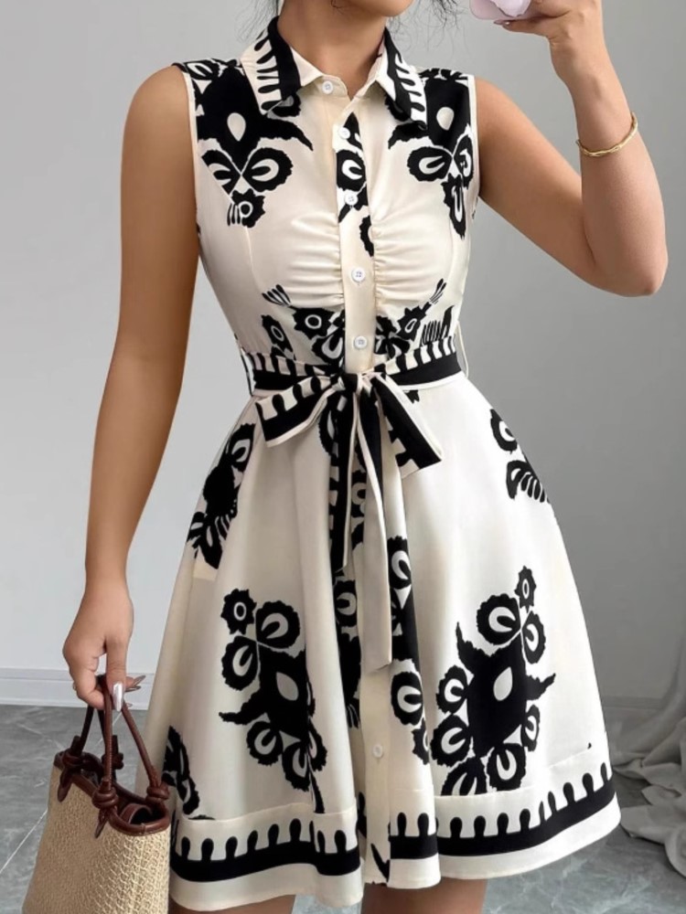 Новое летнее модное повседневн – обзор и цена French Vintage Floral Midi Dress