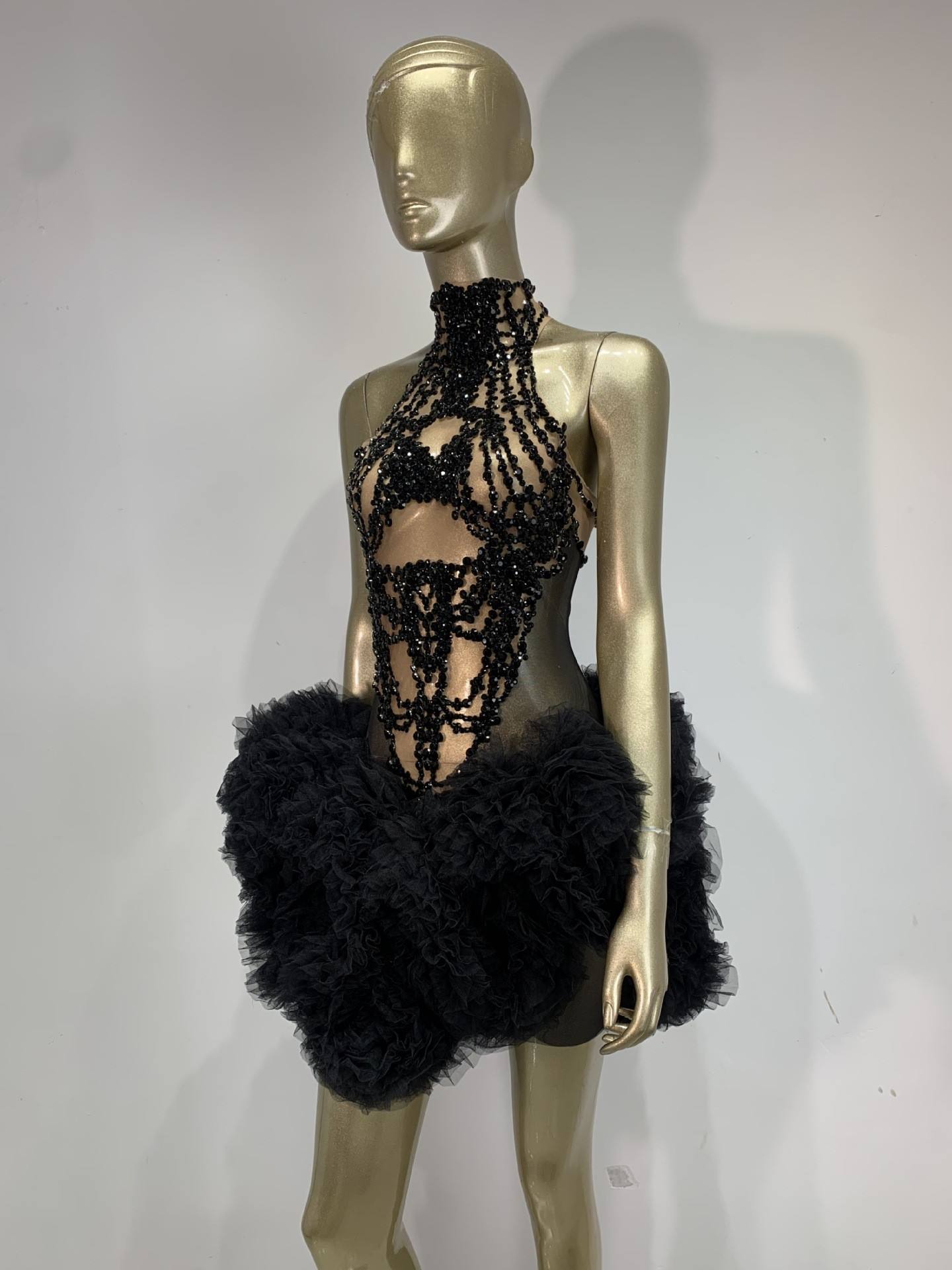Женское мини-платье с блестящи – обзор и цена Sparkly Rhinestone Club Party Dress