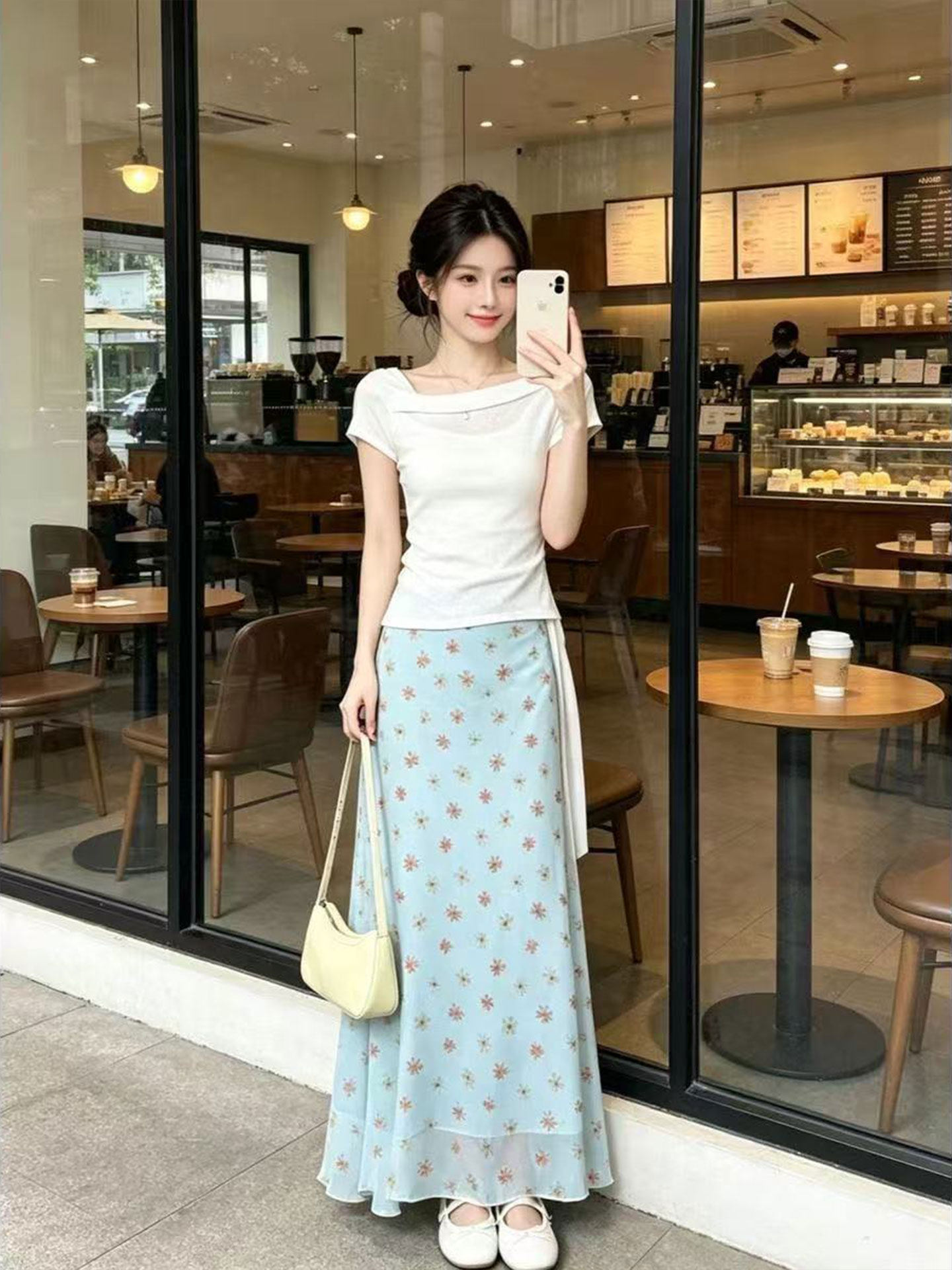 Корейский дизайн: Новинка лета – обзор и цена Korean Style A Line Shirt Dress