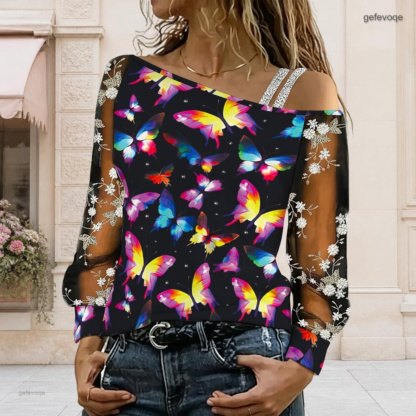 Женская блузка с открытыми пле – обзор и цена Blouses