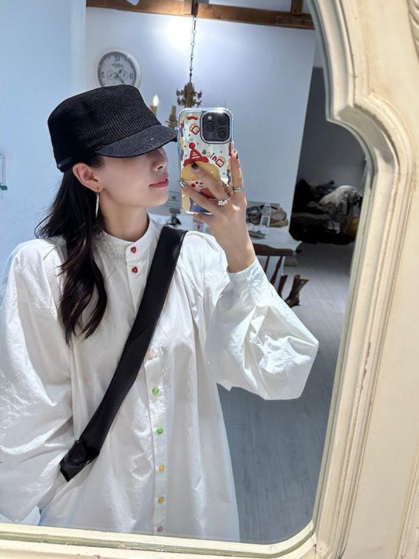 Женское платье-рубашка больших – обзор и цена Korean Style A Line Shirt Dress