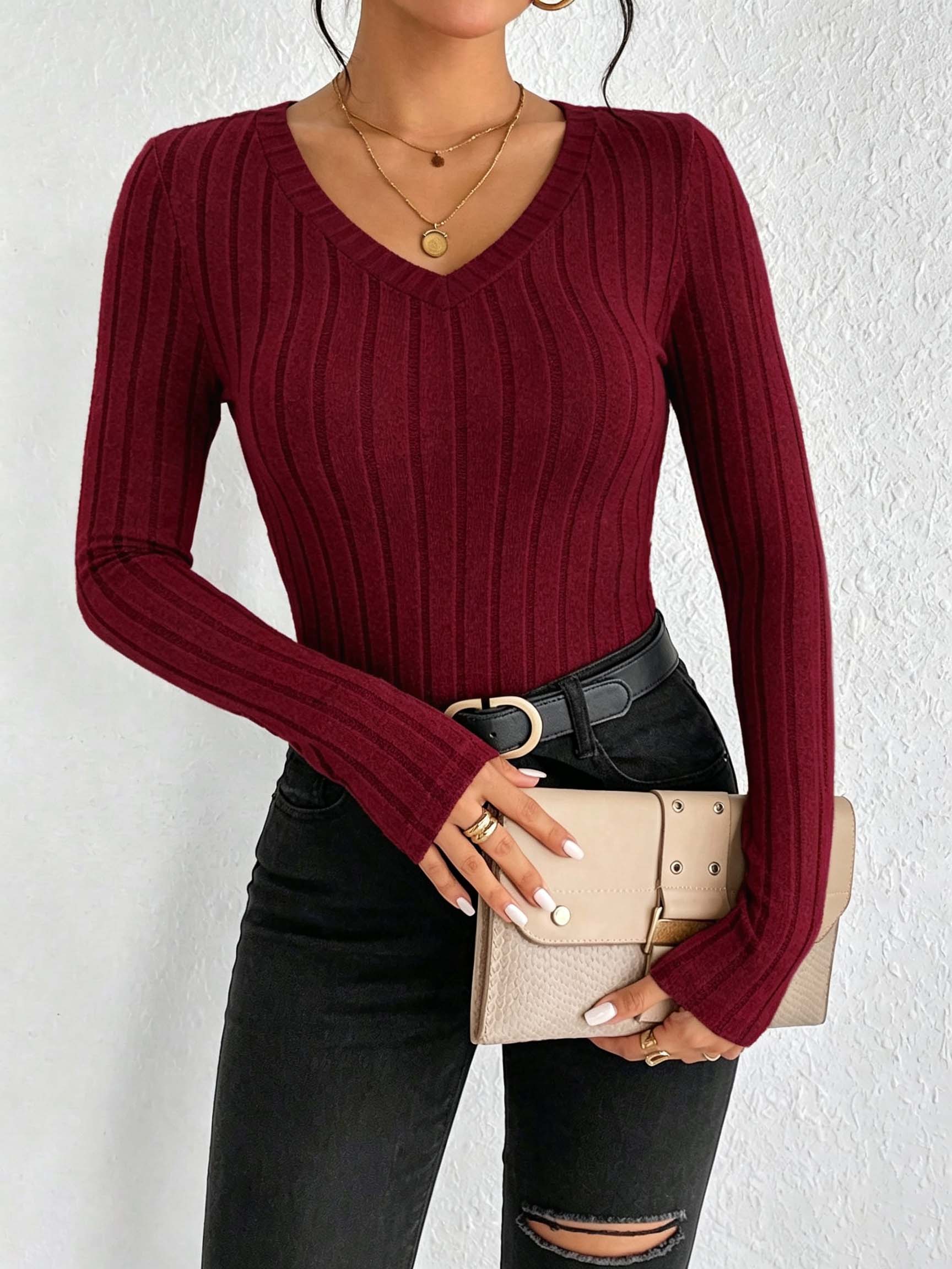 Женская однотонная трикотажная – обзор и цена Blouses