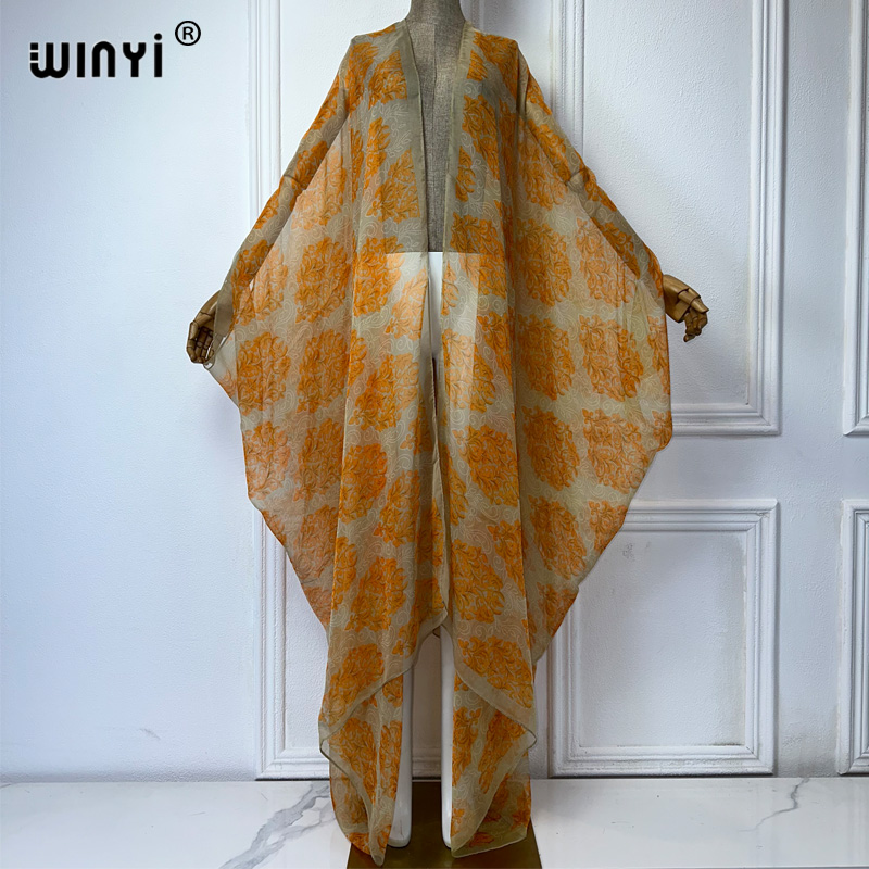 WINYI макси-кимоно, летний пер – обзор и цена Boho Summer Beach Maxi Dress