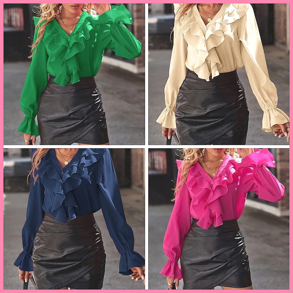 Модная женская блузка с V-обра – обзор и цена Blouses