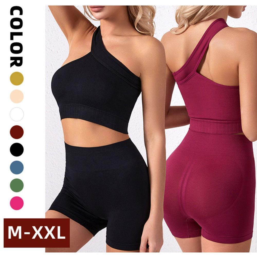 2 шт. комфортных бесшовных жен – обзор и цена Seamless Ribbed Workout Tank Top