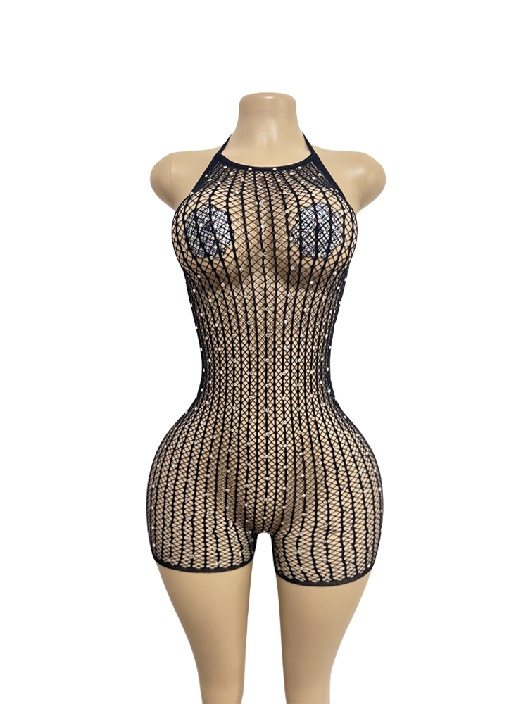 Женское платье-халтер с сетчат – обзор и цена Sexy Mesh Sheer Bodycon Dress