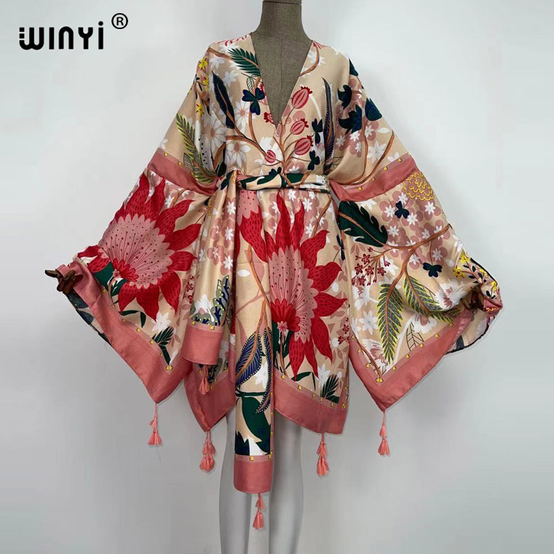 Осеннее платье WINYI для женщи – обзор и цена Boho Summer Beach Maxi Dress