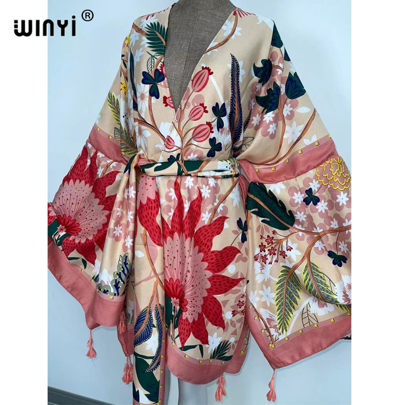 Осеннее платье WINYI для женщи – обзор и цена Boho Summer Beach Maxi Dress