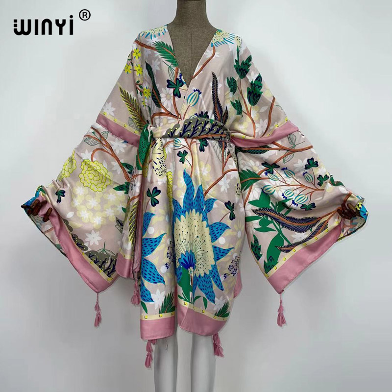 Осеннее платье WINYI для женщи – обзор и цена Boho Summer Beach Maxi Dress