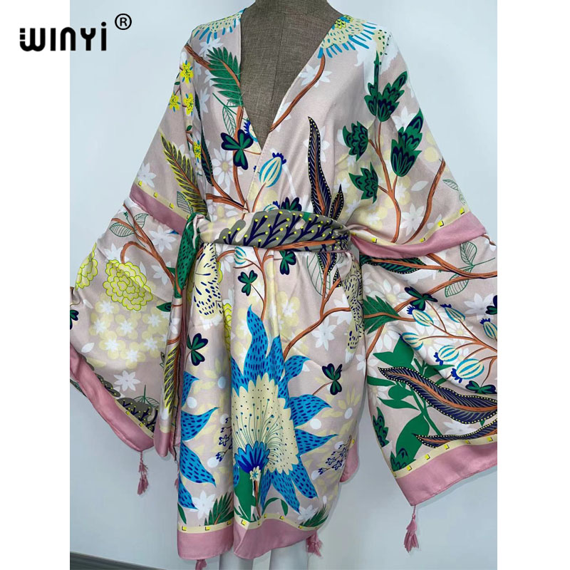 Осеннее платье WINYI для женщи – обзор и цена Boho Summer Beach Maxi Dress
