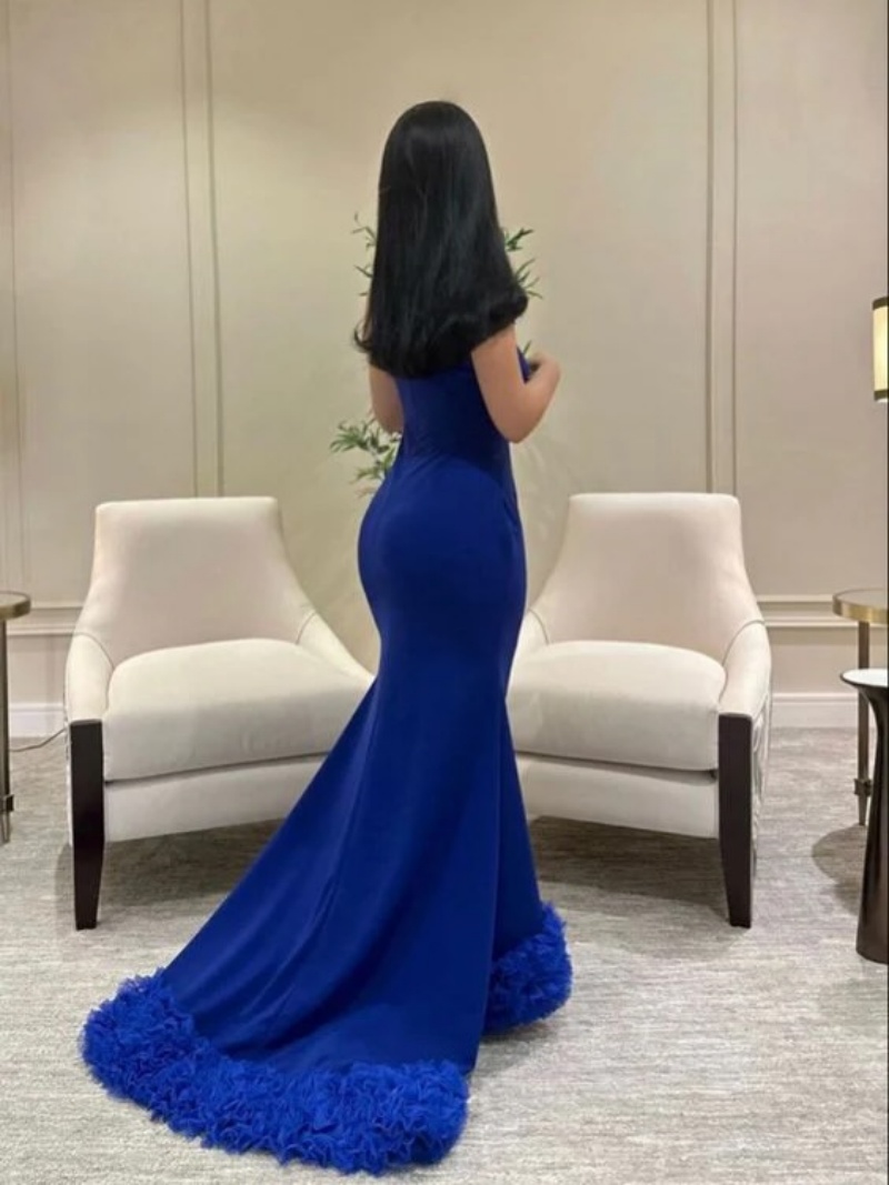 Индивидуальные роскошные элега – обзор и цена Elegant Satin Evening Gown Split
