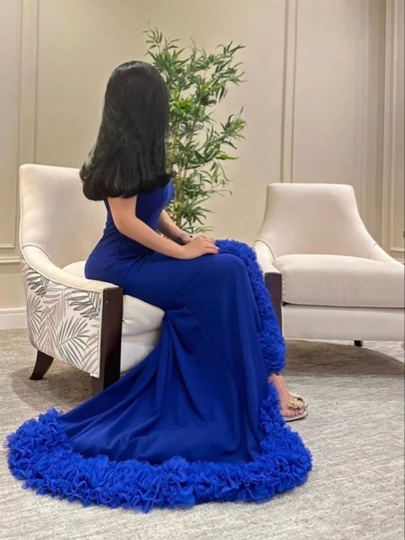 Индивидуальные роскошные элега – обзор и цена Elegant Satin Evening Gown Split