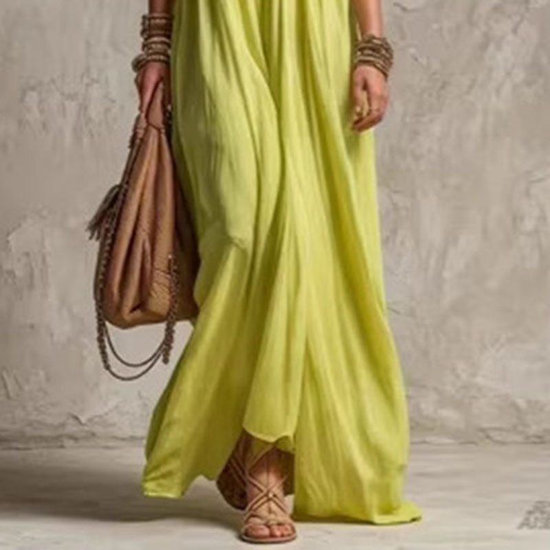 Женское летнее платье макси с  – обзор и цена Off Shoulder Puff Sleeve Sundress