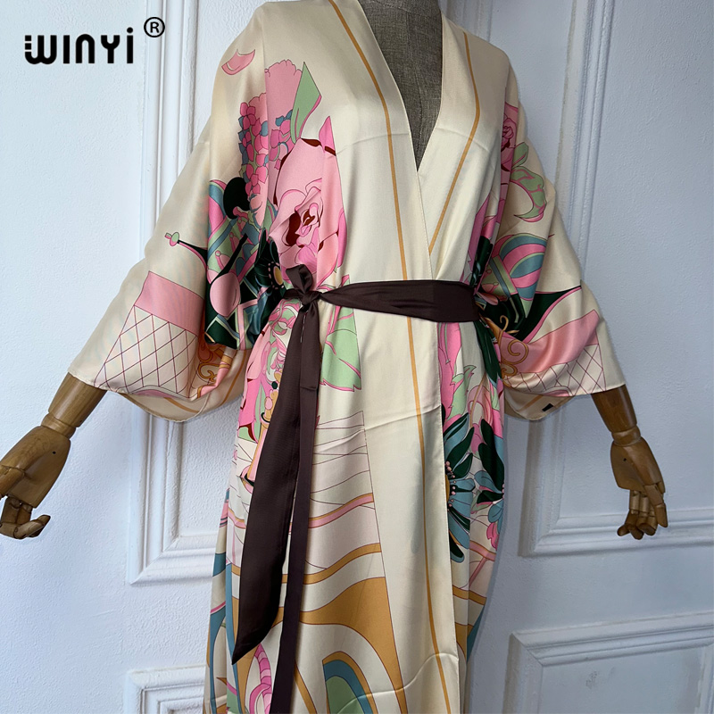 WINYI Летнее платье-накидка в  – обзор и цена Boho Summer Beach Maxi Dress