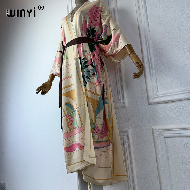 WINYI Летнее платье-накидка в  – обзор и цена Boho Summer Beach Maxi Dress