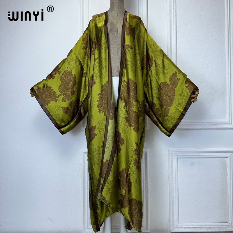 WINYI Африканские кимоно с при – обзор и цена Boho Summer Beach Maxi Dress