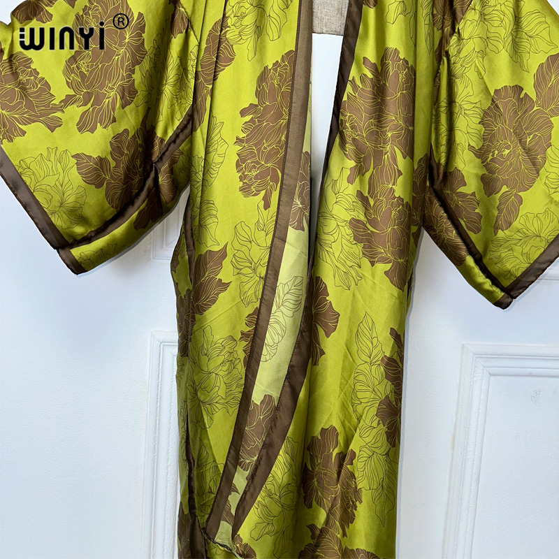WINYI Африканские кимоно с при – обзор и цена Boho Summer Beach Maxi Dress
